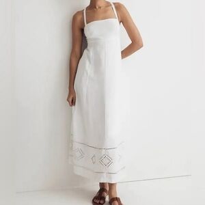 Madewell Linen White Dress